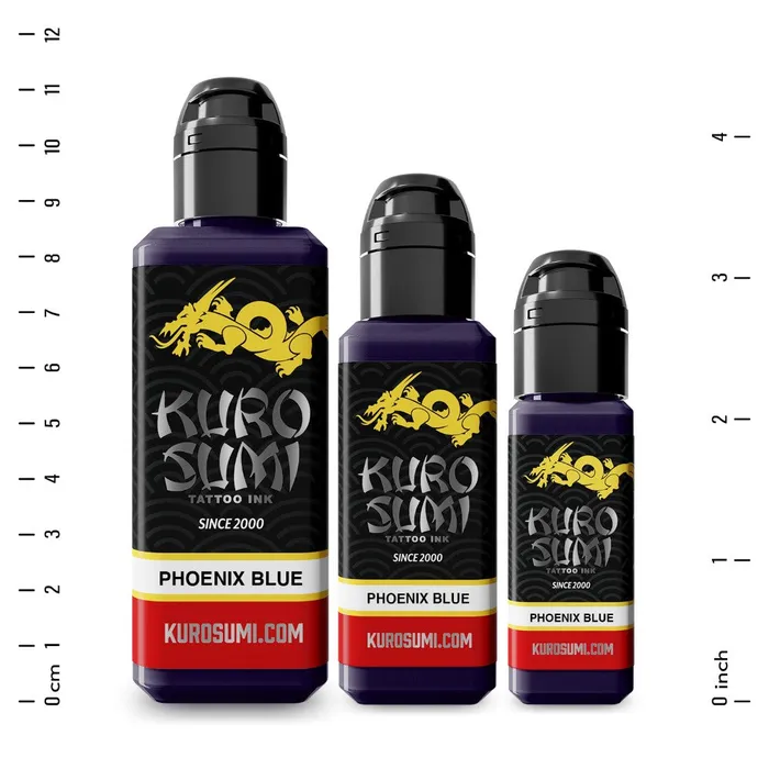 Phoenix Blue Kuro Sumi Tattoo Ink Pick Size Kuro Sumi Vibrators