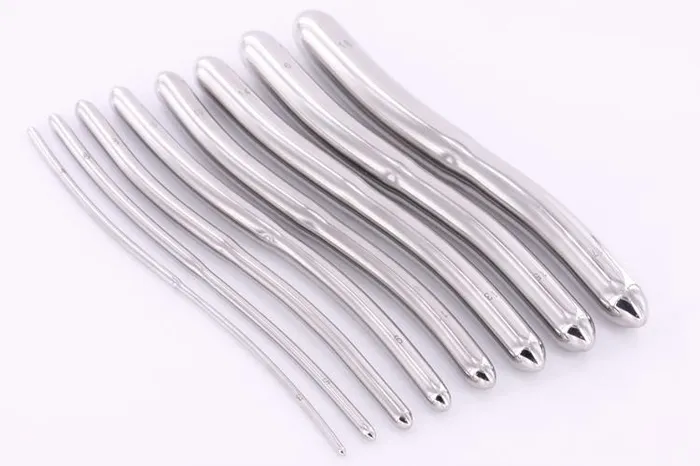 Pierced Tools Female Sex Toys 8 Piece Dilator Set with Pouch Hegar Sounds
