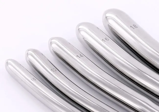 Pierced Tools Female Sex Toys 8 Piece Dilator Set with Pouch Hegar Sounds