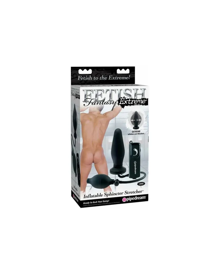 Pipedream Products Extreme Inflatable and Vibrating Anal Plug Male Sex Toys