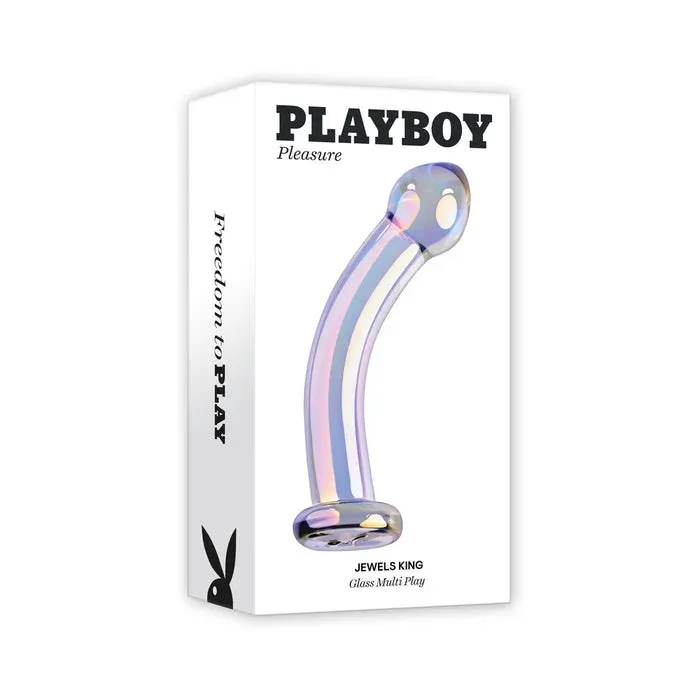 Playboy Jewels King Glass Dildo Evolved Novelties Dildos