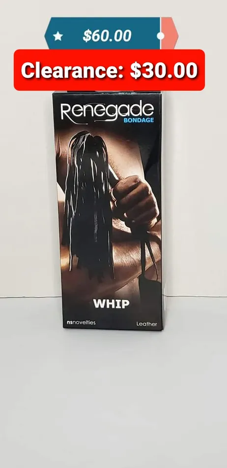Pleasher Spot Restraints Leather Bondage Whip