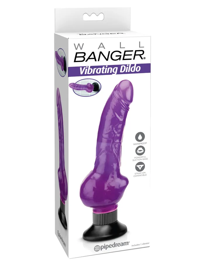 Pleasher Spot Vibrators Wall Banger Vibrating Dildo