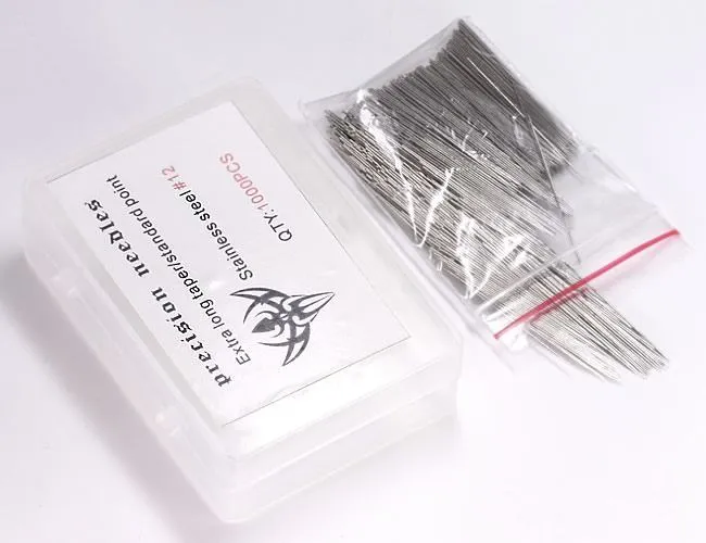 Precision Needles Female Sex Toys 12 Standard 1000 Loose Tattoo Needles Extra Long Taper
