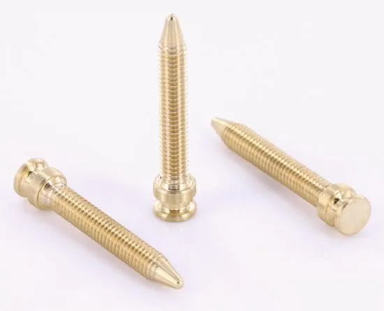 Precision Vibrators Long Brass Contact Screw M4 Metric Version 8