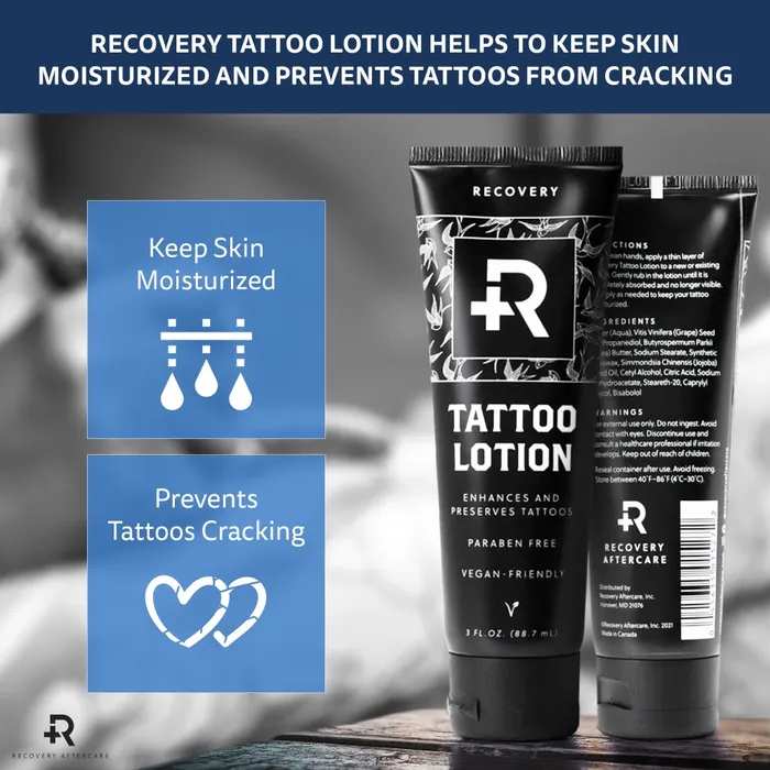 Recovery Vibrators Free Gift Recovery Tattoo Lotion 3oz Tube