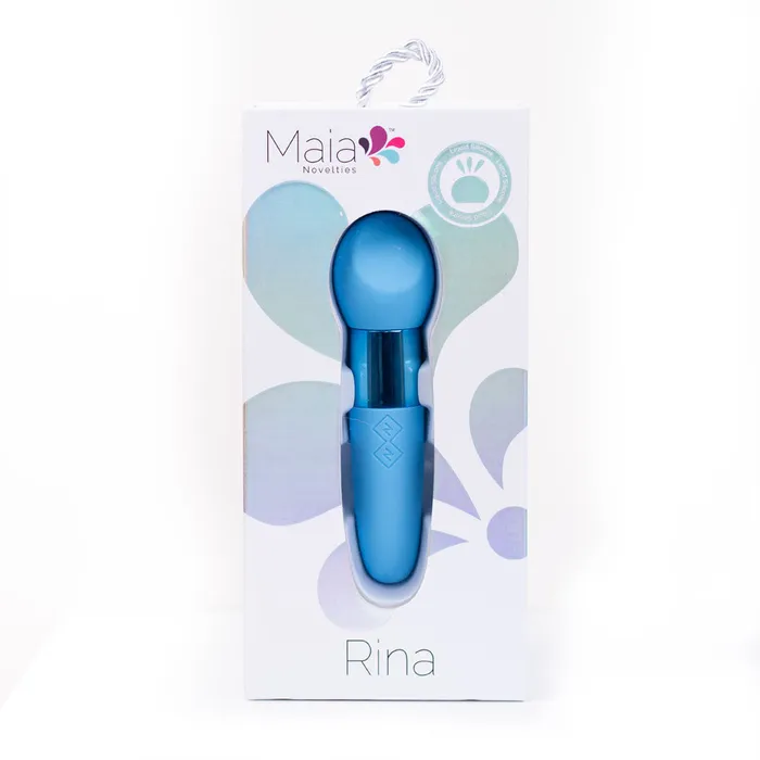 RINA BLUE Rechargeable Dual Motor Silicone 15Function Vibrator Maia Toys Vibrators