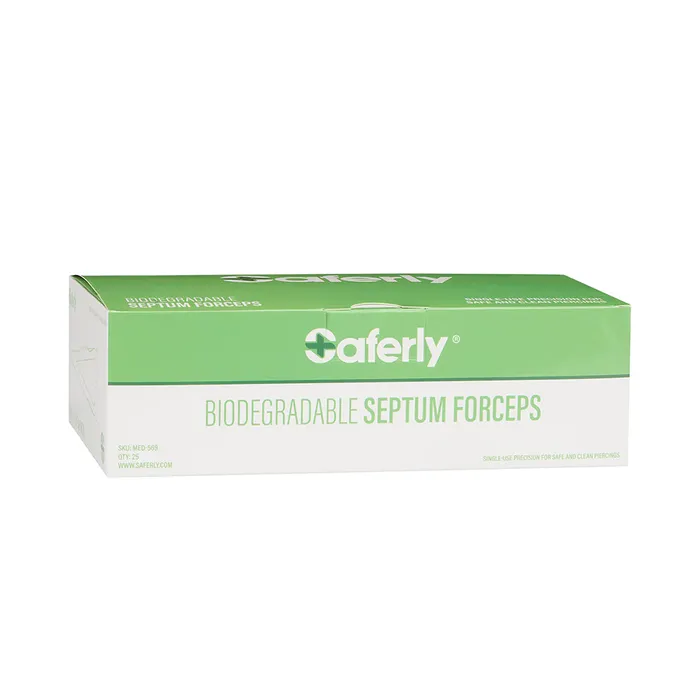 Saferly Anal Saferly Biodegradable Septum Forceps Box of 25