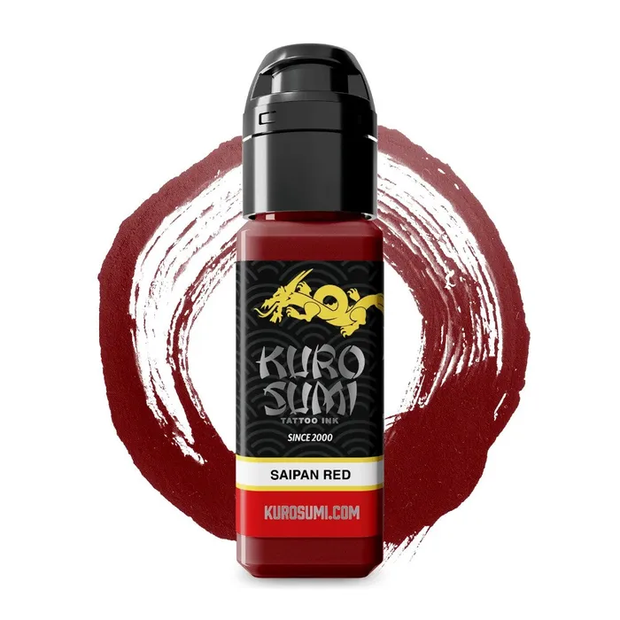 Saipan Red Kuro Sumi Tattoo Ink Pick Size Kuro Sumi Vibrators