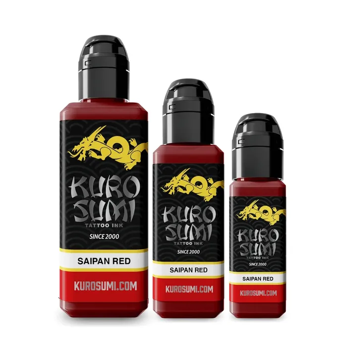Saipan Red Kuro Sumi Tattoo Ink Pick Size Kuro Sumi Vibrators