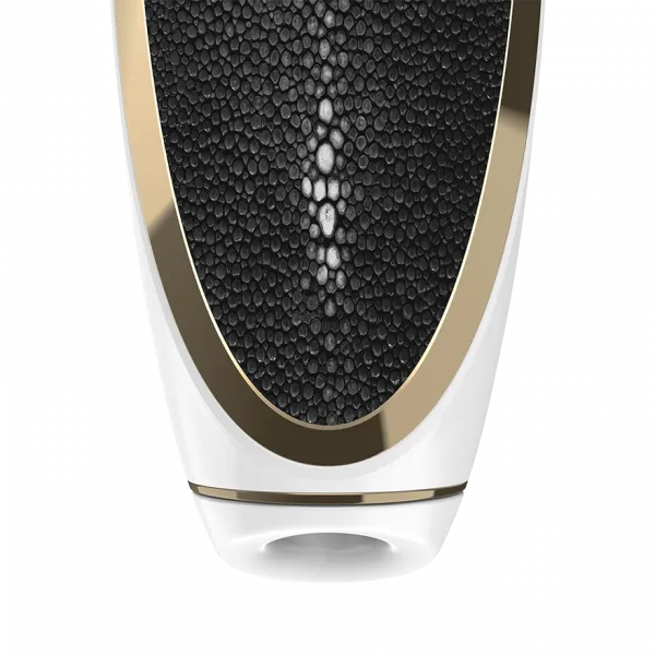 Satisfyer Satisfyer Luxury Air Pulsation Vibration Gold Black Leather Vibrators