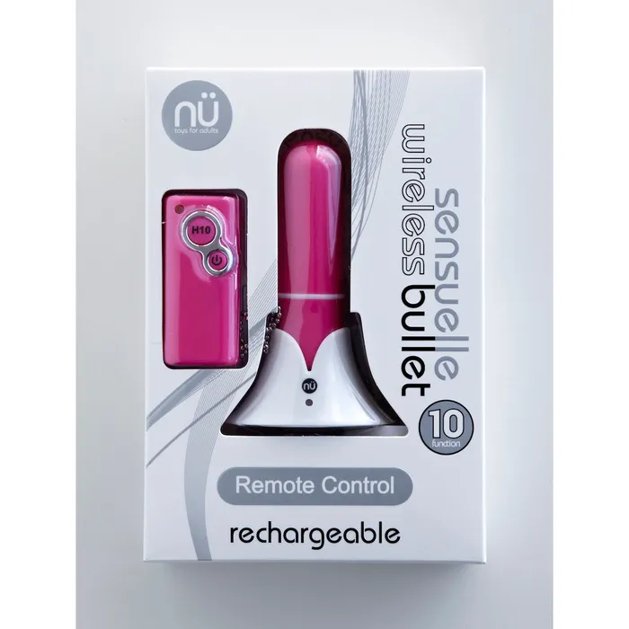 Sensuelle Remote Control Wireless Bullet Vibrator Pink NU Sensuelle Vibrators