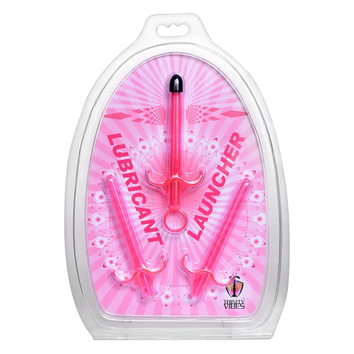 Sexual Health Wellbeing XR Brands Lubricant Launcher 3Pack Pink