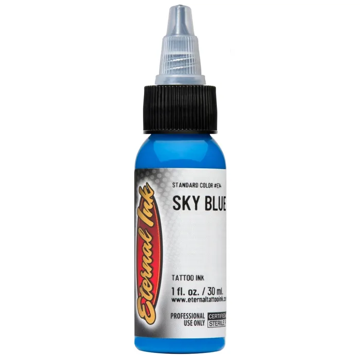 Sky Blue Eternal Tattoo Ink Pick Your Size Eternal Vibrators