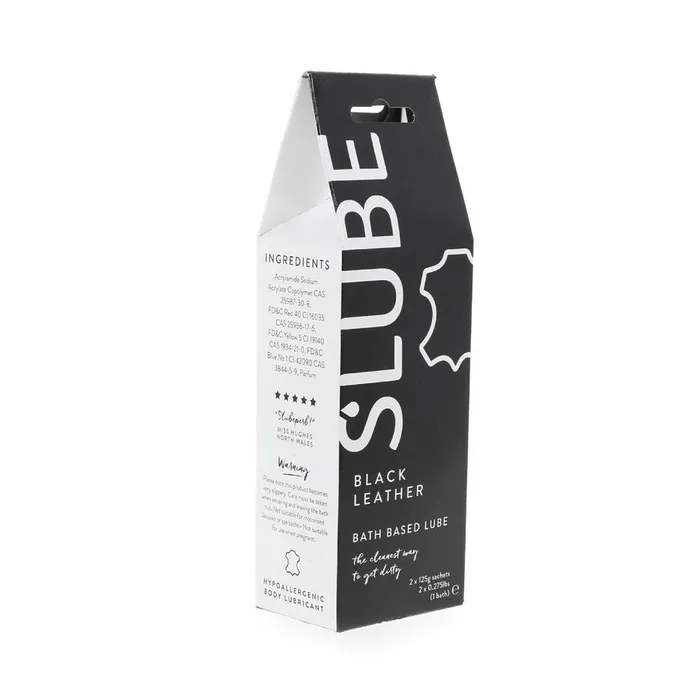 Slube Anal Slube Bath Based Lube 2 x 125g Sachets for 1 bath 3 Scents