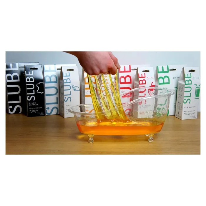 Slube Anal Slube Bath Based Lube 2 x 125g Sachets for 1 bath 3 Scents