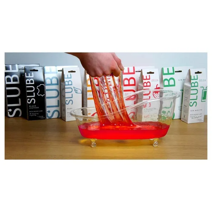 Slube Anal Slube Bath Based Lube 2 x 125g Sachets for 1 bath 3 Scents