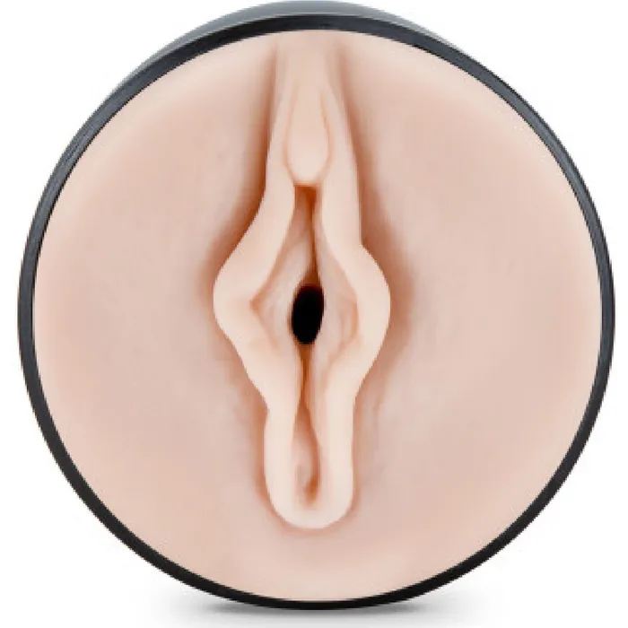 Soft and Wet Pussy Self Lubricating Stroker with Ridges and Orbs Vanilla Blush Male Sex Toys