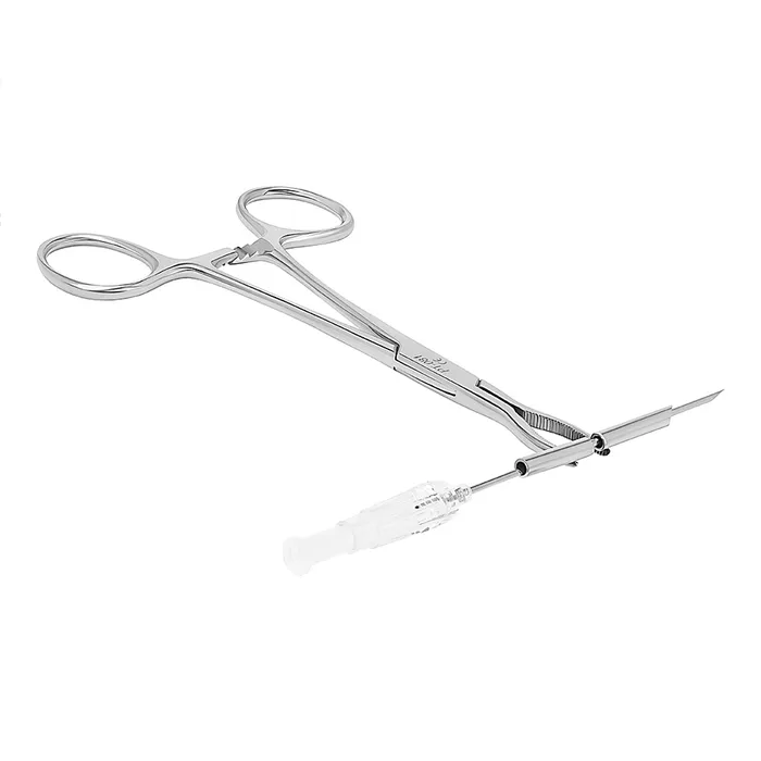 Straight Line 6 Septum Steel Forceps by Jonny Needles Pierced Tools Female Sex Toys