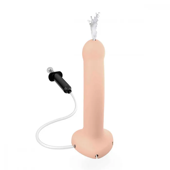 StrapOnMe 57 Inch Silicone Squirting Cum Dildo Vanilla Lovely Planet Dildos