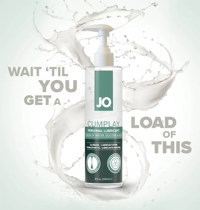 System JO United Consortium Inc Lubricants JO Cumplay Hybrid Personal Lubricant 8 oz 240 mL