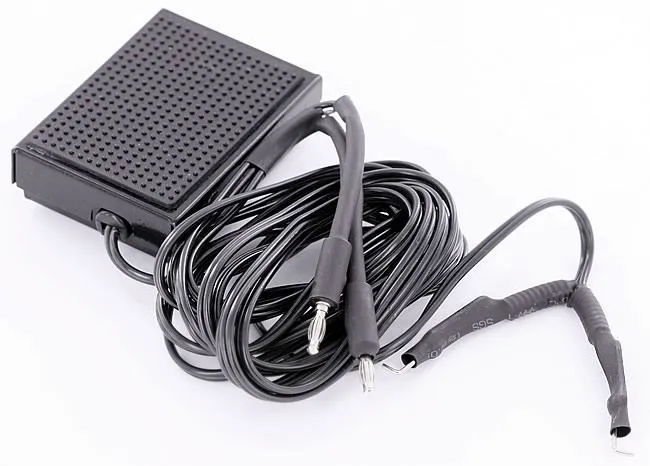 Tattoo Foot Pedal Clip Cord With Banana Plugs Combo Precision Male Sex Toys