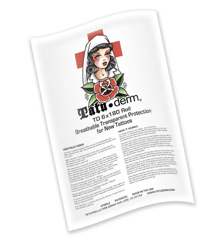Tatu Derm Anal TatuDerm Roll Tattoo Aftercare System for the Tattoo Artist