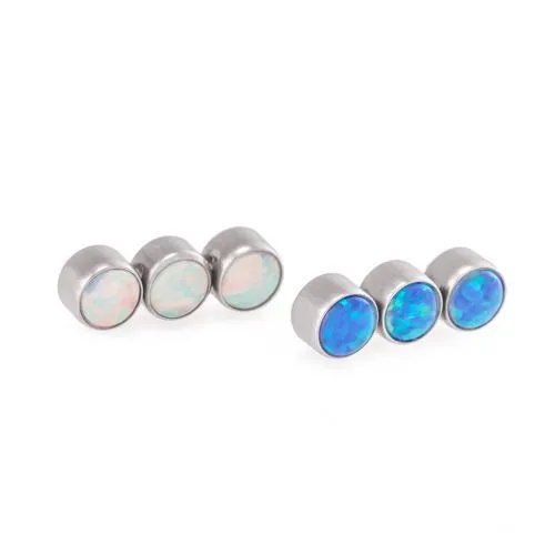 Tilum 14g12g Internally Threaded 4mm Opal Stop Light Cluster Top Price Per 1 Tilum Dildos