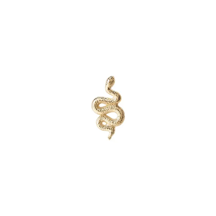Tilum 14kt Yellow Gold Snake Threadless Top Price Per 1 Pick Orientation Tilum Vibrators