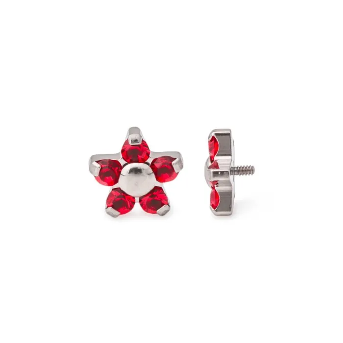 Tilum 18g16g Internally Threaded Titanium Jewel Flower Top Price Per 1 Tilum Vibrators Tilum 18g16g Internally Threaded Titanium Jewel Flower Top Price Per 1 Tilum Vibrators