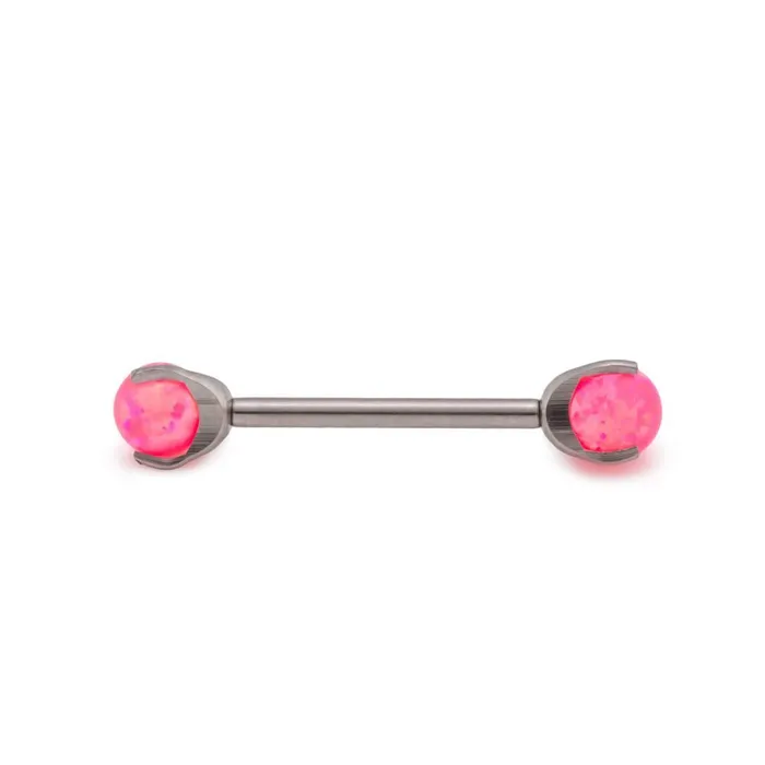 Tilum Male Sex Toys Tilum 14g12g Internal 5mm ProngSet Opal Ball Price Per 1