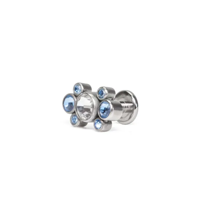 Tilum Male Sex Toys Tilum 14g12g Internally Threaded Jewel Galaxy Cluster Top with 4mm Crystal Price Per 1 Tilum Male Sex Toys Tilum 14g12g Internally Threaded Jewel Galaxy Cluster Top with 4mm Crystal Price Per 1