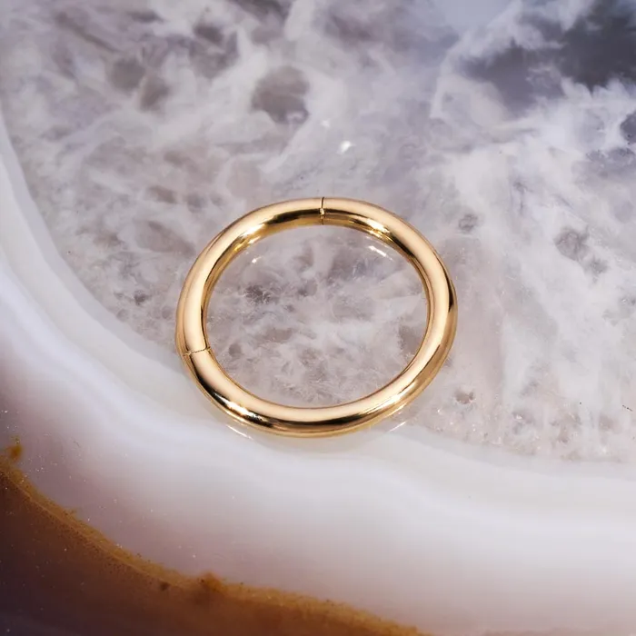 Tilum Male Sex Toys Tilum 18g 14kt Yellow Gold Simple Clicker Ring Price Per 1