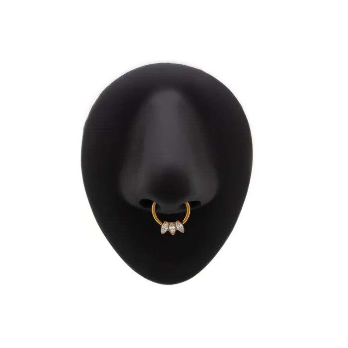 Tilum Tilum 16g Marquis Jewel Fan Titanium Clicker Price Per 1 Vibrators