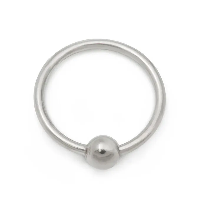 Tilum Tilum 20g Annealed Titanium Fixed Bead Ring Price Per 1 Male Sex Toys