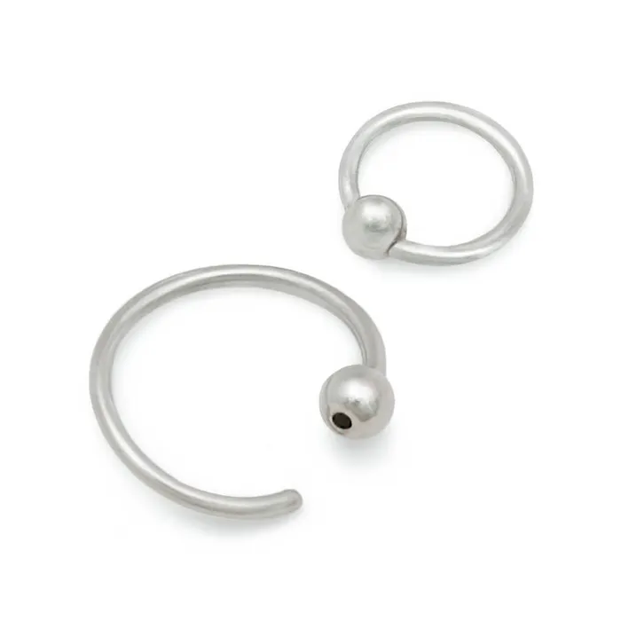 Tilum Tilum 20g Annealed Titanium Fixed Bead Ring Price Per 1 Male Sex Toys