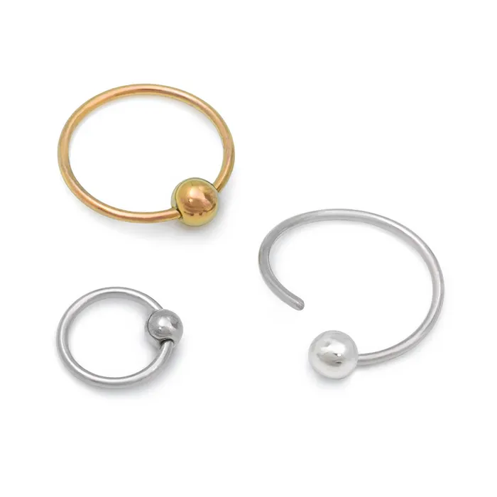 Tilum Tilum 20g Annealed Titanium Fixed Bead Ring Price Per 1 Male Sex Toys