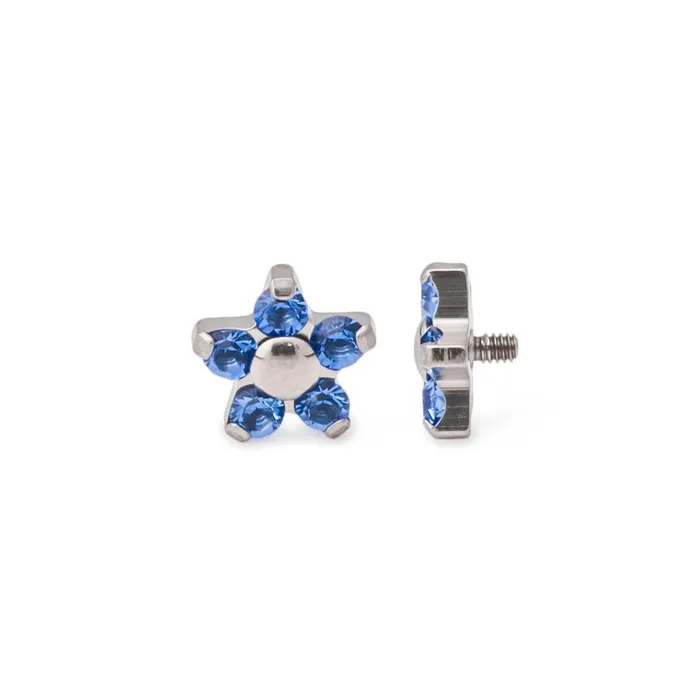 Tilum Vibrators Tilum 14g12g Internally Threaded Titanium Jewel Flower Top Price Per 1 Tilum Vibrators Tilum 14g12g Internally Threaded Titanium Jewel Flower Top Price Per 1