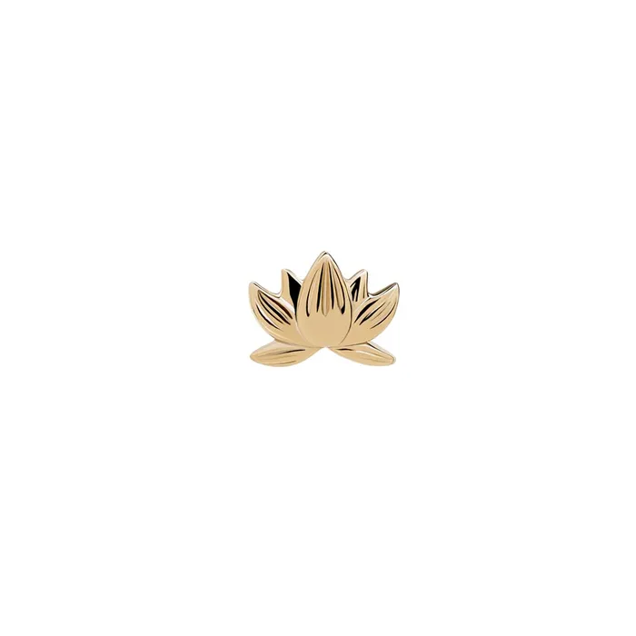 Tilum Vibrators Tilum 14kt Yellow Gold Lovely Lotus Threadless Top Price Per 1 Tilum Vibrators Tilum 14kt Yellow Gold Lovely Lotus Threadless Top Price Per 1