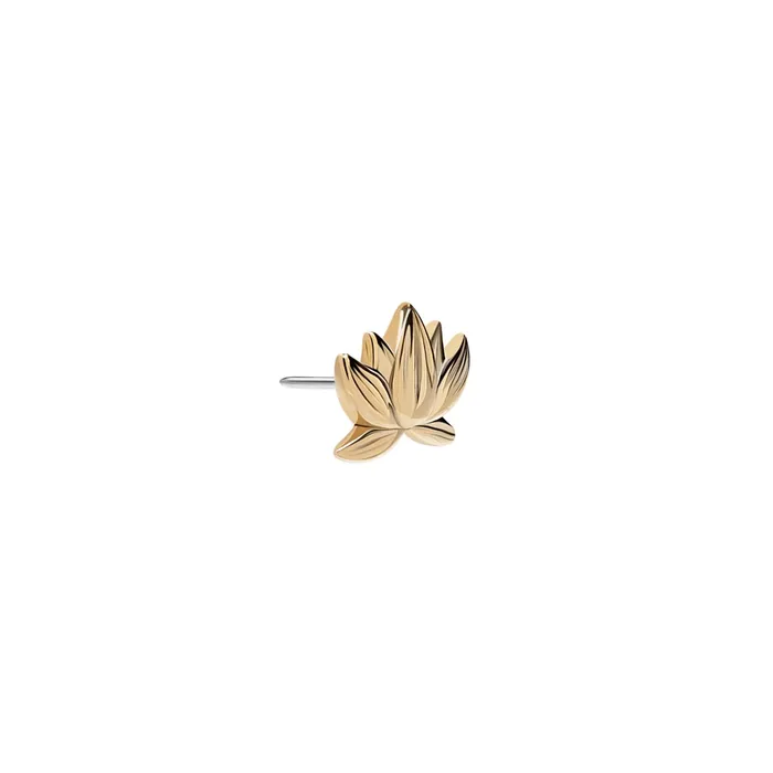 Tilum Vibrators Tilum 14kt Yellow Gold Lovely Lotus Threadless Top Price Per 1