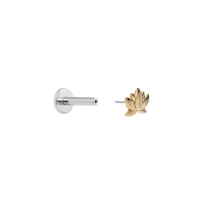 Tilum Vibrators Tilum 14kt Yellow Gold Lovely Lotus Threadless Top Price Per 1