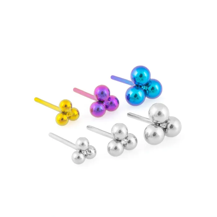 Tilum Vibrators Tilum Triple Bead Titanium Threadless Top Price Per 1