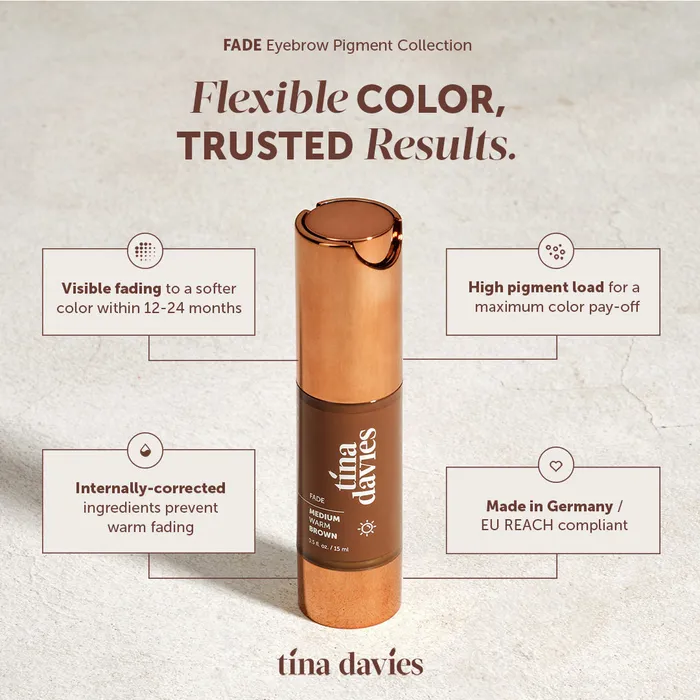 Tina Davies Vibrators Tina Davies FADE Eyebrow Pigment Collection 8 12oz Bottles