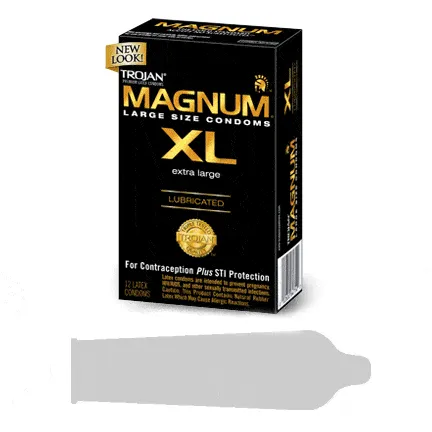 Trojan Female Sex Toys Trojan Magnum XL 12 Pk