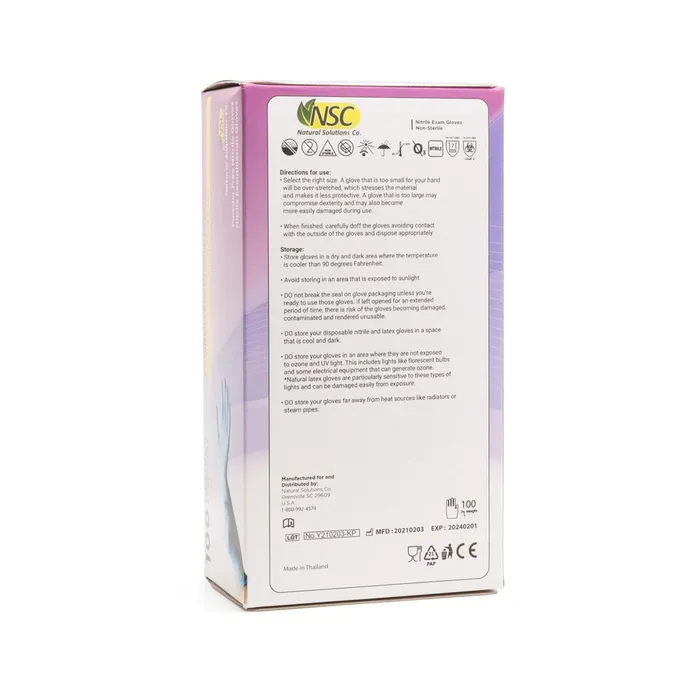 UR Blue Disposable Nitrile Gloves Box of 100 UR Vibrators