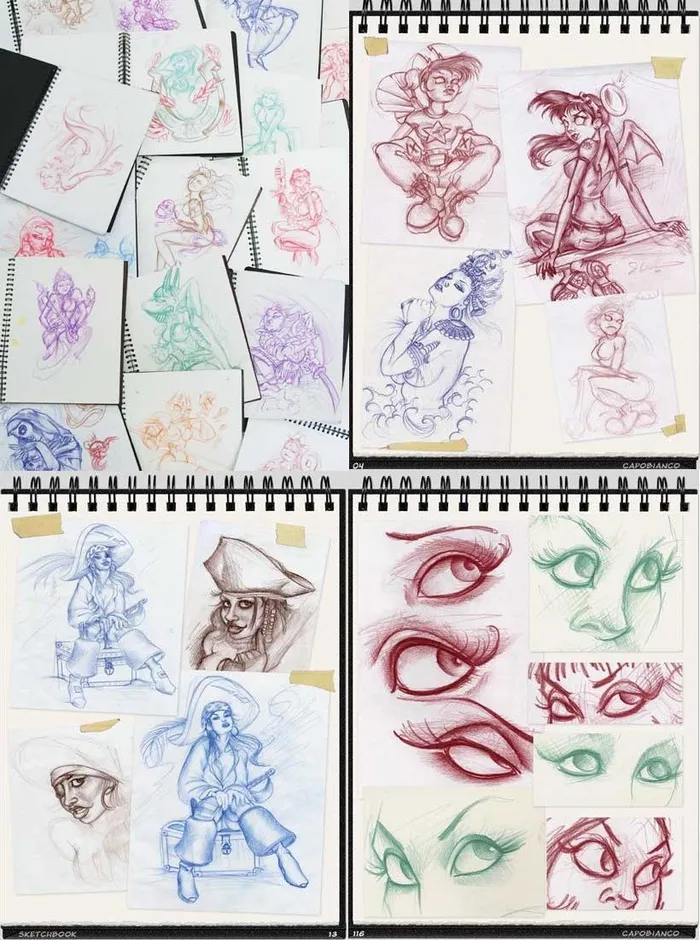 USA Vibrators Joe Capobianco Sketchbook USA Vibrators Joe Capobianco Sketchbook
