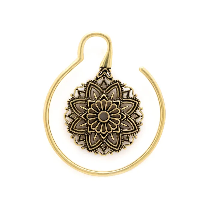 Vibrators 10g Mandala Brass Hanger Earrings Price Per 2 Painful Pleasures
