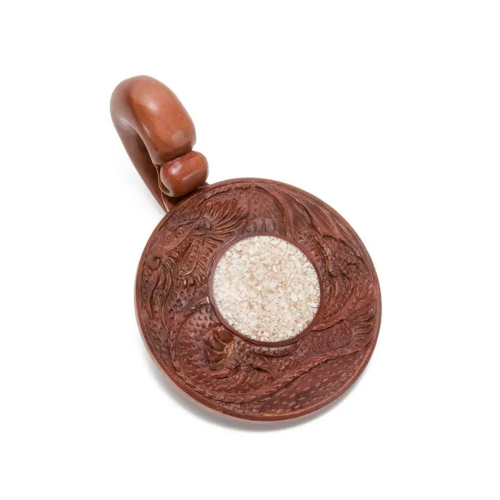 Vibrators Elementals Organics Saba Wood and Crushed Marble Dragon Mirror Hanger Price Per 1