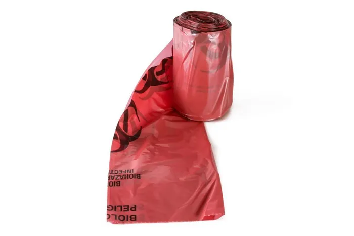 Vibrators Moore Brand Biohazard Red 10 Gallon Bags Box of 100