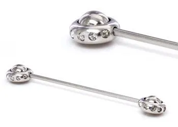 Vibrators Painful Pleasures 14g 114 Orbital Industrial Barbell Price Per 1